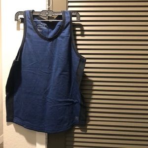 Two shades blue American eagle mens tank top